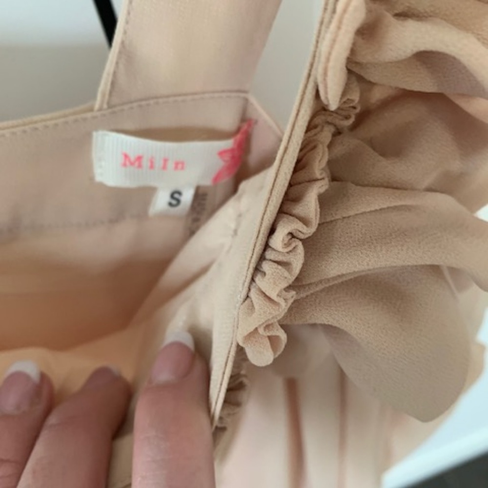Blush Rosette One-shoulder dress - Picture 2 of 2